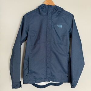 The North Face Women’s Dryvent Zip Up Hooded Blue Rain Jacket Size Small
